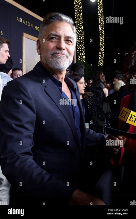 Beverly Hills, Ca. 11th Dec, 2023. George Clooney at the LA Premiere Of ...