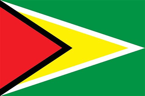 What Do the Colors and Symbols of the Flag of Guyana Mean? - WorldAtlas.com