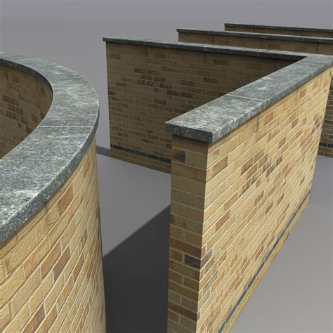 3d model brick wall coz110805530