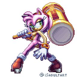 Amy Rose Pixel Art