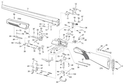 Semi Auto Shotgun Parts Diagram