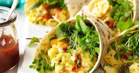 Breakfast soft-shell tacos Recipe | myfoodbook | Vegetarian Breakfast Tacos