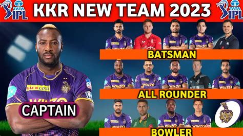 IPL 2023 | Kolkata Knight Riders Team Full Squad | KKR Full Squad 2023 ...