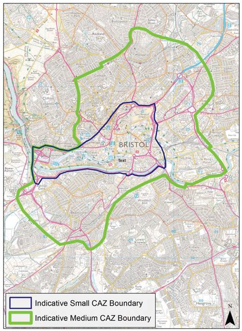 Bristol Proposed Clean Air Zone Map