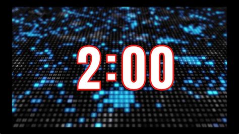 2 Minute Countdown Timer - Simple and Clean - YouTube