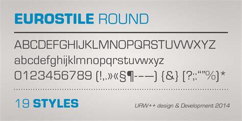 Eurostile Round Bold Font | xFonts.pro