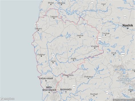 Palghar District map - Travegeo by ShareMap