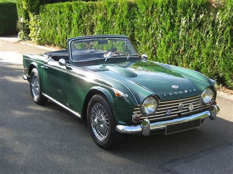 Triumph TR4 Green Car, Pt Cruiser, Old English, Cruisers, Classic Style ...