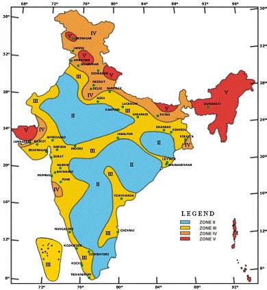 MALIK GK POWER: EARTHQUAKE ZONES IN INDIA