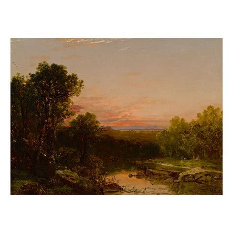 JOHN FREDERICK KENSETT | SUNSET OVER THE CATSKILLS | American Art ...