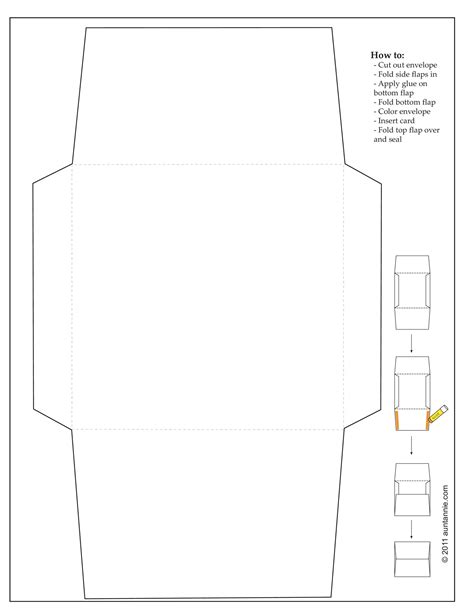 Printable Envelope Template A4 Paper - Printable Templates Free