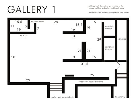 Floor Plan Art Gallery Layout - Download Free Mock-up