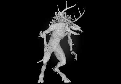 3D model Wendigo VR / AR / low-poly | CGTrader