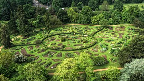 Systematic Beds and Rising Path - Cambridge Botanic Garden