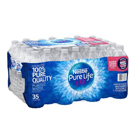 Nestle Pure Life Purified Water, 16.9 fl oz. Plastic Bottled Water ...