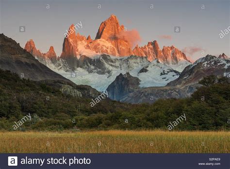 Fitz Roy mountain at sunrise Stock Photo - Alamy