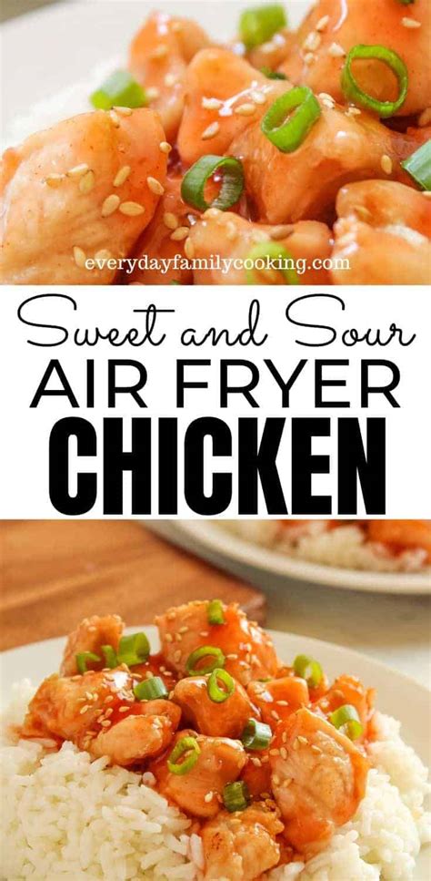 The BEST Air Fryer Sweet and Sour Chicken! | Everyday Family Cooking