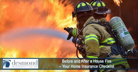 Before and After a House Fire – Your Home Insurance Checklist - Desmond ...