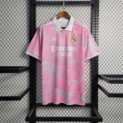 2023/2024 Real Madrid Chinese Dragon Pink Football Shirt