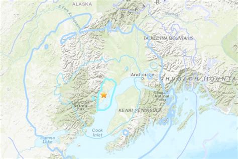 Earthquake hits Anchorage: Strong 5.2 magnitude tremor strikes close to ...