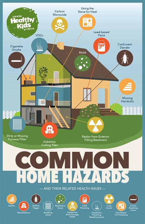 Home Hazards Infographic - Common Home Hazards and their related health ...