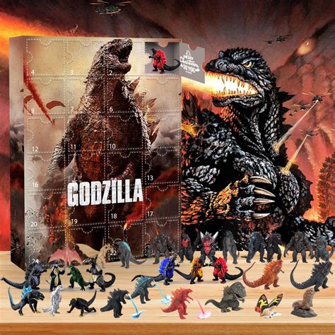 Godzilla Advent Calendar -- The One With 24 Little Doors