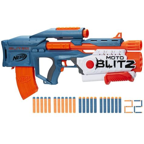 Nerf Elite 2.0 Motoblitz Motorized Nerf Blaster, Outdoor Toys, Airblitz ...