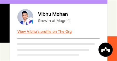 Vibhu Mohan - Growth at Magnifi | The Org