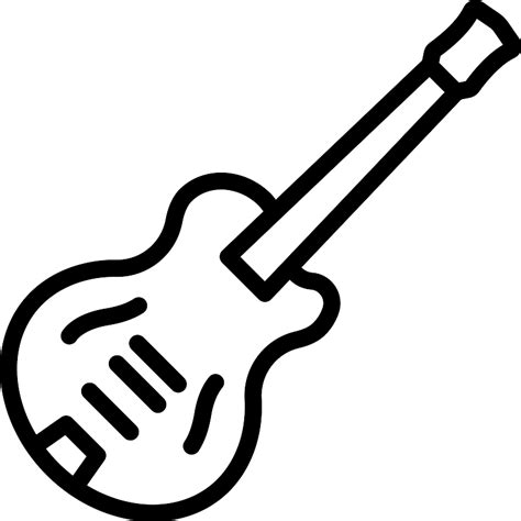 Electric Guitar Vector SVG Icon - SVG Repo