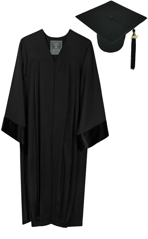 ELEGANT BLACK CAP & GOWN BACHELOR GRADUATION SET-rs4250582421076