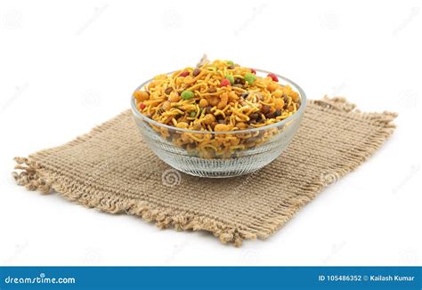 Mix Namkeen Food stock photo. Image of namkeens, dish - 105486352