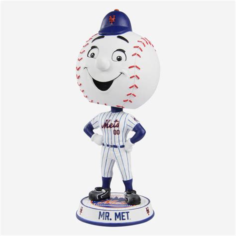 Mr Met New York Mets Mascot Bighead Bobblehead FOCO