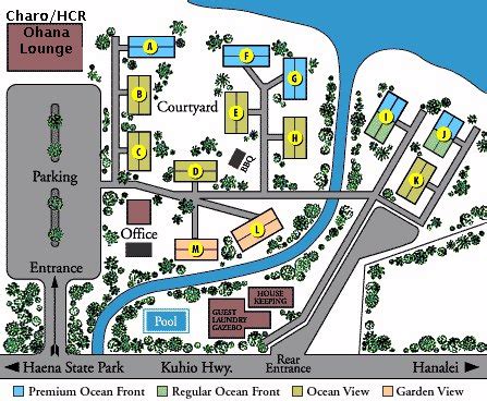 Hanalei Bay Resort Map