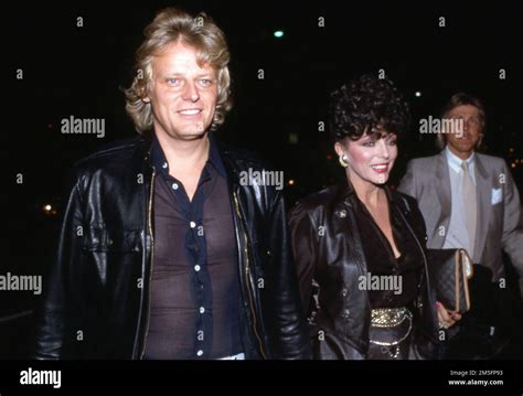 Joan Collins and Peter Holm Circa 1980's Credit: Ralph Dominguez ...