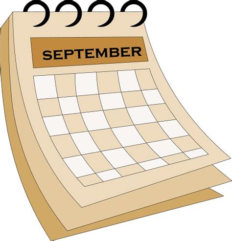 Free September Calendar Cliparts, Download Free September Calendar ...