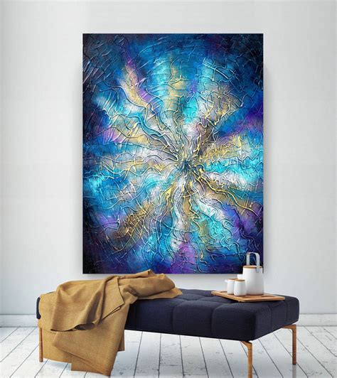 Extra Large Wall Art Original Painting on Canvas Contemporary Wallart ...