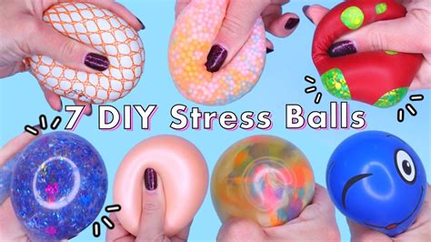 7 DIY STRESS BALLS! DIY Fidget toy ideas! Viral TikTok fidget toys ...