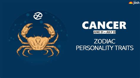 Personality Test: Cancer Zodiac Sign Personality Traits and Suitable ...