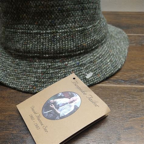 Hanna Hats Of Donegal Ireland Irish Walking Gray Hat Tweed Fedora Wool ...