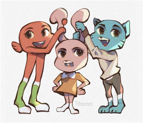 ArtStation - Darwin, Gumball and Anais