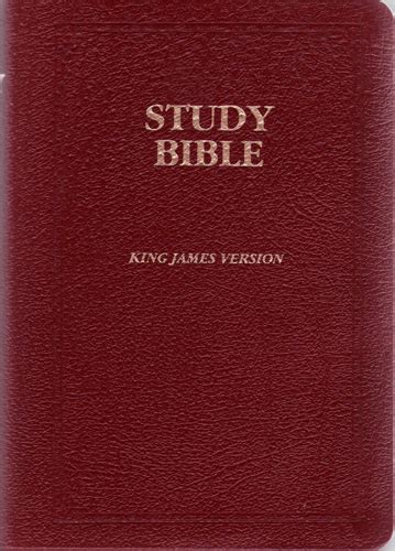 Study Bible KJV Genuine Leather Bound- Black - Steps to Life Australia