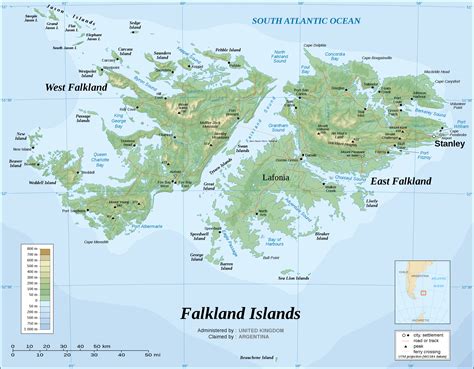 Falkland Islands Corel Paint, Reno, British Overseas Territories ...