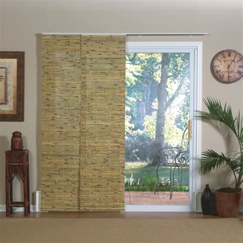 Bamboo Slider Panel Blinds for Patio Doors and Windows - Free Shipping ...