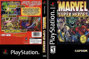 Marvel Super Heroes VS Street Fighter Sony Playstation (PS1) RARE Game ...