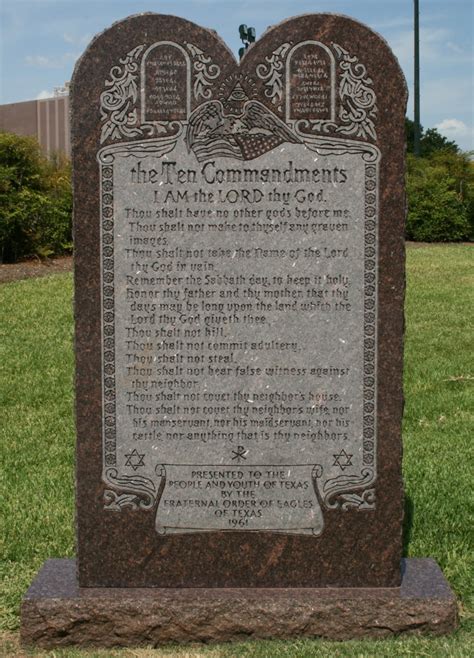 MaritimeQuest - Ten Commandments Monument, Austin, Texas