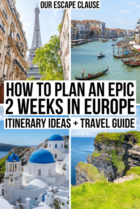 How to Plan an Epic 2 Week Europe Trip (+ Europe Itinerary Ideas!)