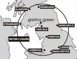 How To Find Us - Directions and Map to Visit Gretna Green, Scotland ...