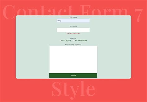 How to Customize Your Contact Form 7 Style - WPKlik