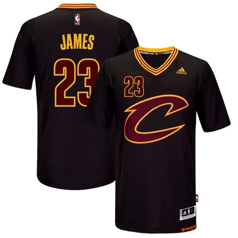 Men's Cleveland Cavaliers LeBron James Black adidas Pride Swingman ...