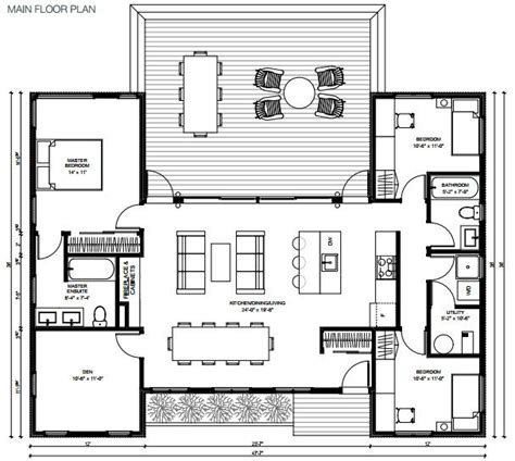 miniHomes Hybrid Trio prefab home - plans. | House floor plans, Prefab ...